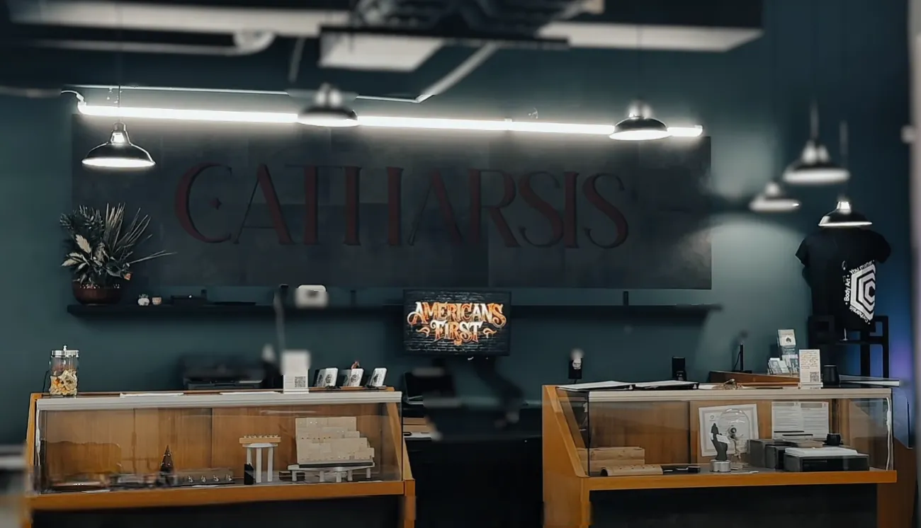 Front desk at Catharsis Body Art